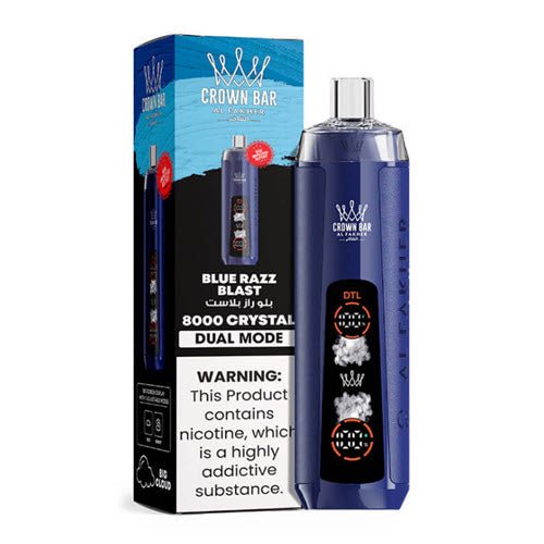 Blue Razz Blast Al Fakher Crown Bar vape