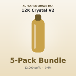 Al Fakher Crown Bar 12K Crystal V2 5 Pack