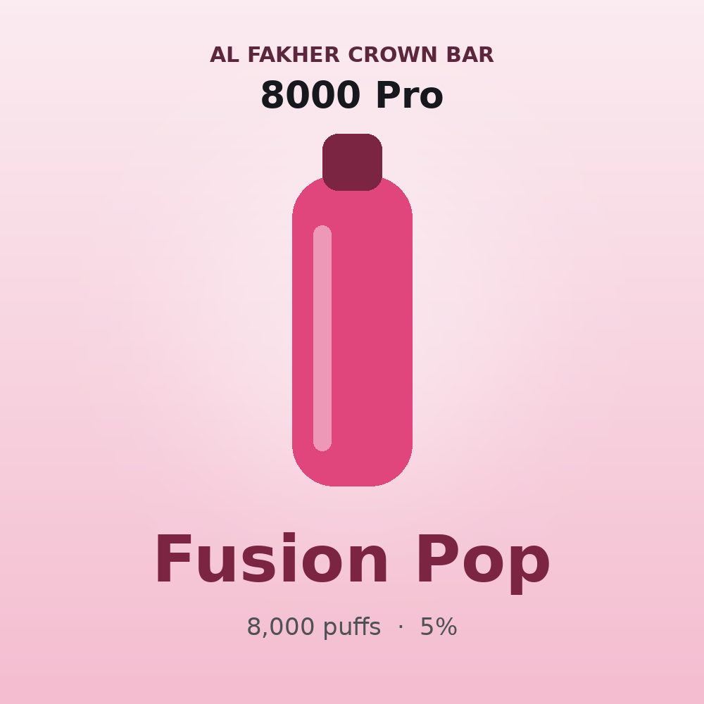Fusion Pop Crown Bar flavor
