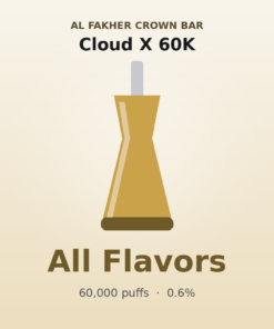 Al Fakher Crown Bar Cloud X 60K