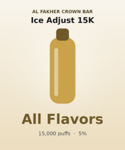 Al Fakher Crown Bar Ice Adjust 15K